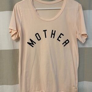 Peach 'Mother' Graphic T-Shirt